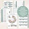 bloom daily planners 2026 Hard Cover Weekly & Monthly Planner, 5.5" x 8.25", Eucalyptus, White
